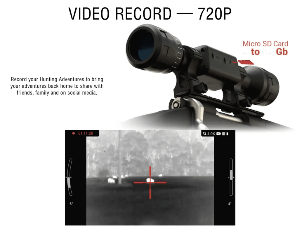 ATN THOR LTV Thermal Scope Video Record