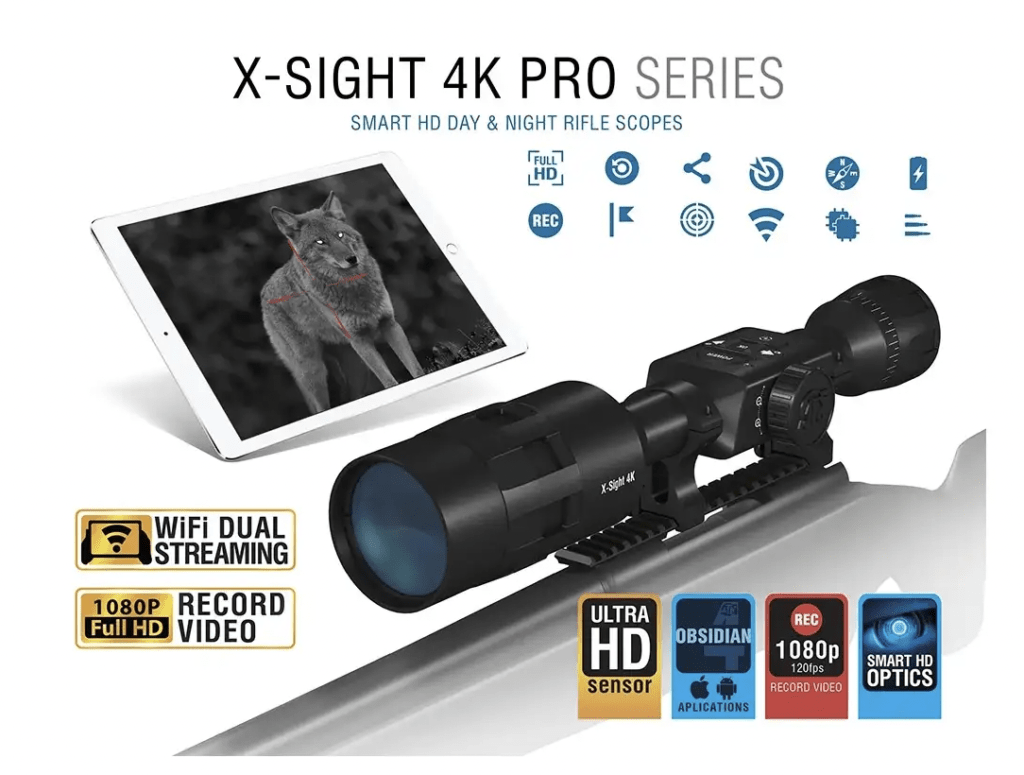 ATN X-SIGHT 4K PRO 5-20X Rifle Scope Features