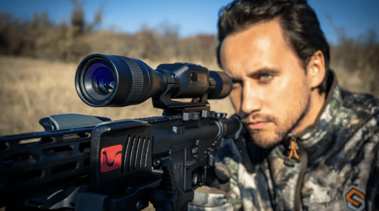 ATN X-SIGHT 4K PRO 5-20X Rifle Scope in the field