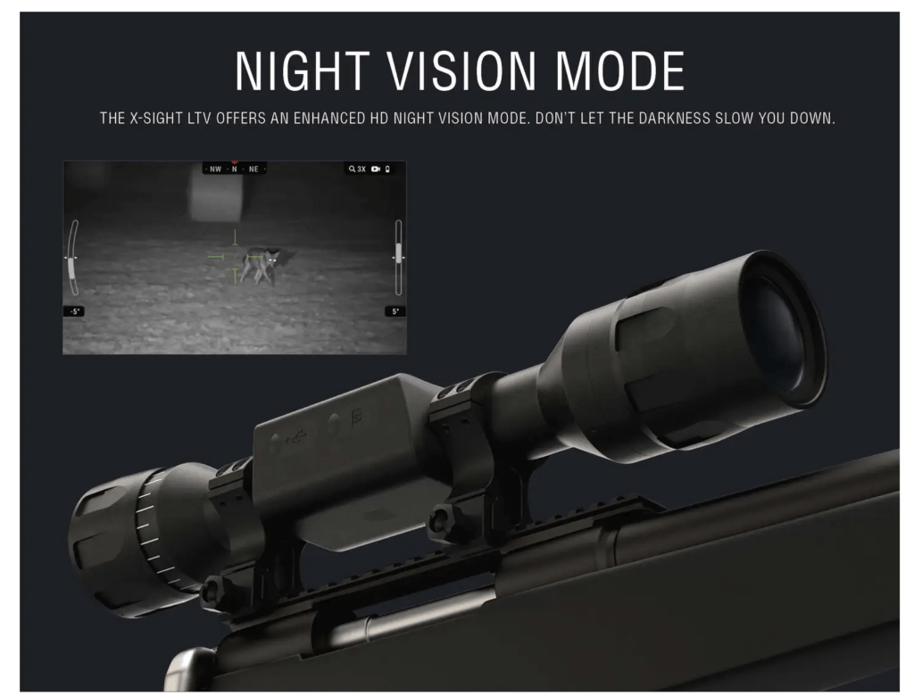 ATN X-SIGHT LTV 5-15X Rifle Scope Night Vision