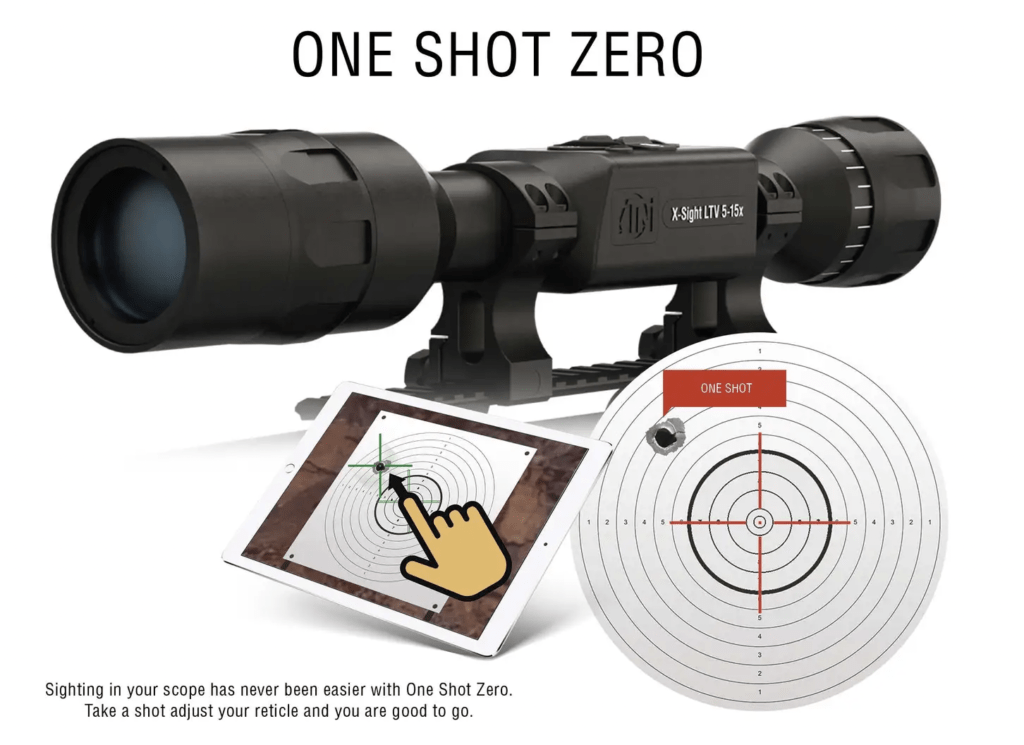 ATN X-SIGHT LTV 5-15X Rifle Scope One Shot Zero