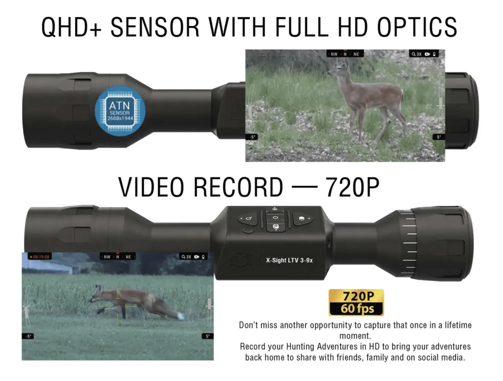 ATN X-SIGHT LTV 3-9X Rifle Scope Video Features