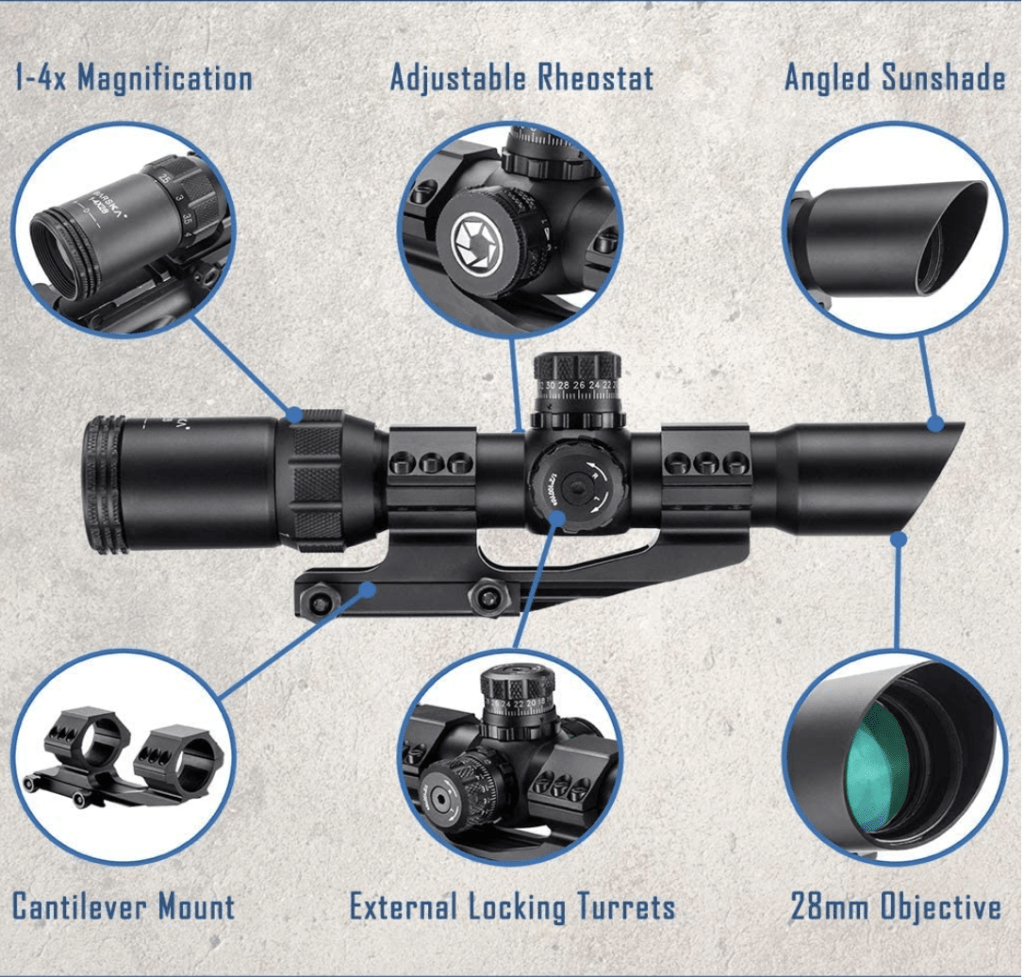 Barska Contour Rifle Scope Features