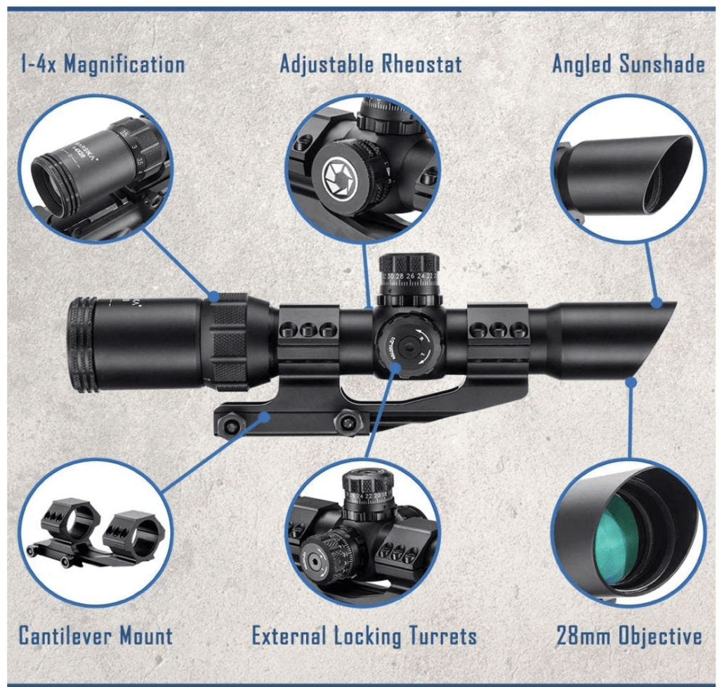 Barska IR SWAT Rifle Scope Features