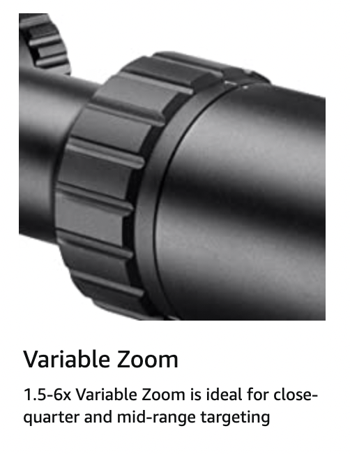 Barska Level Rifle Scope Variable Zoom