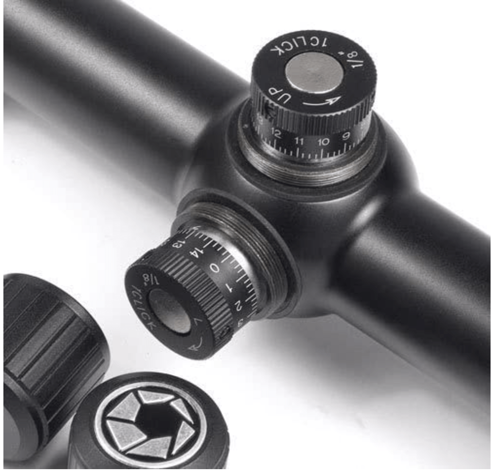 Barska Varmint Rifle Scope Adjustable Turret