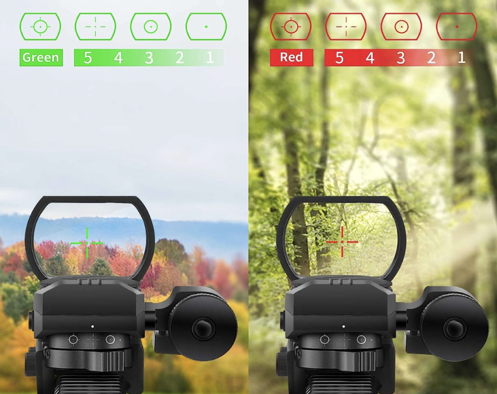 Beileshi Reflex Sight Dot Size