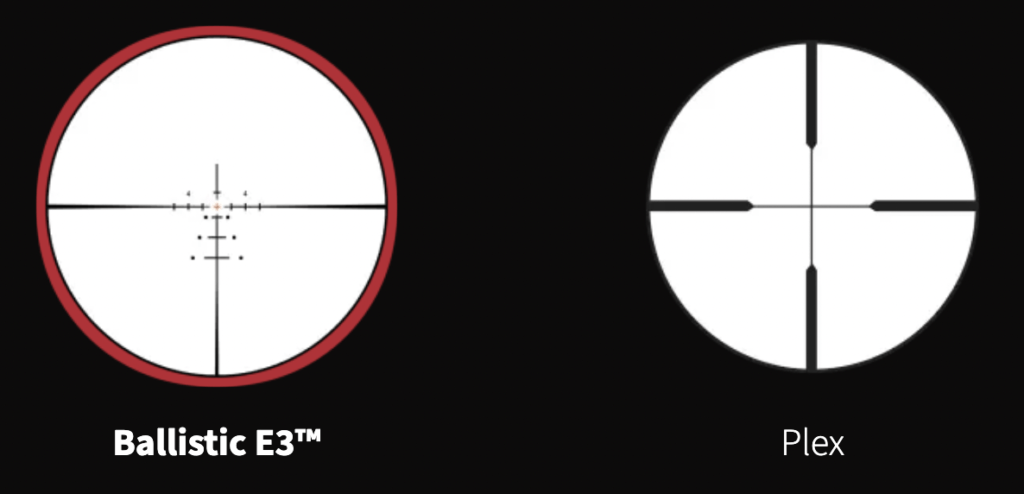 Burris Fullfield E1 3-9x40mm Rifle Scope Reticle Options