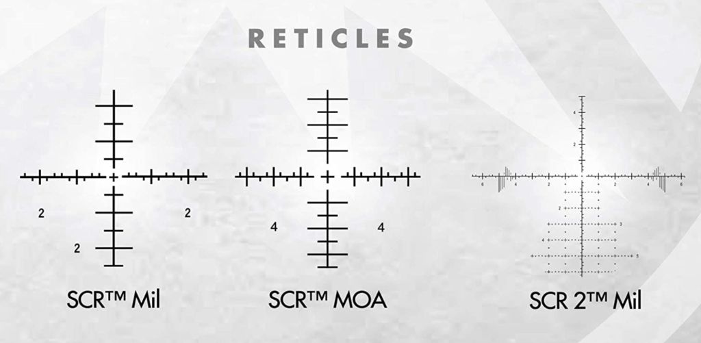 Burris XTR III 5.5-30x56mm Scope Reticles