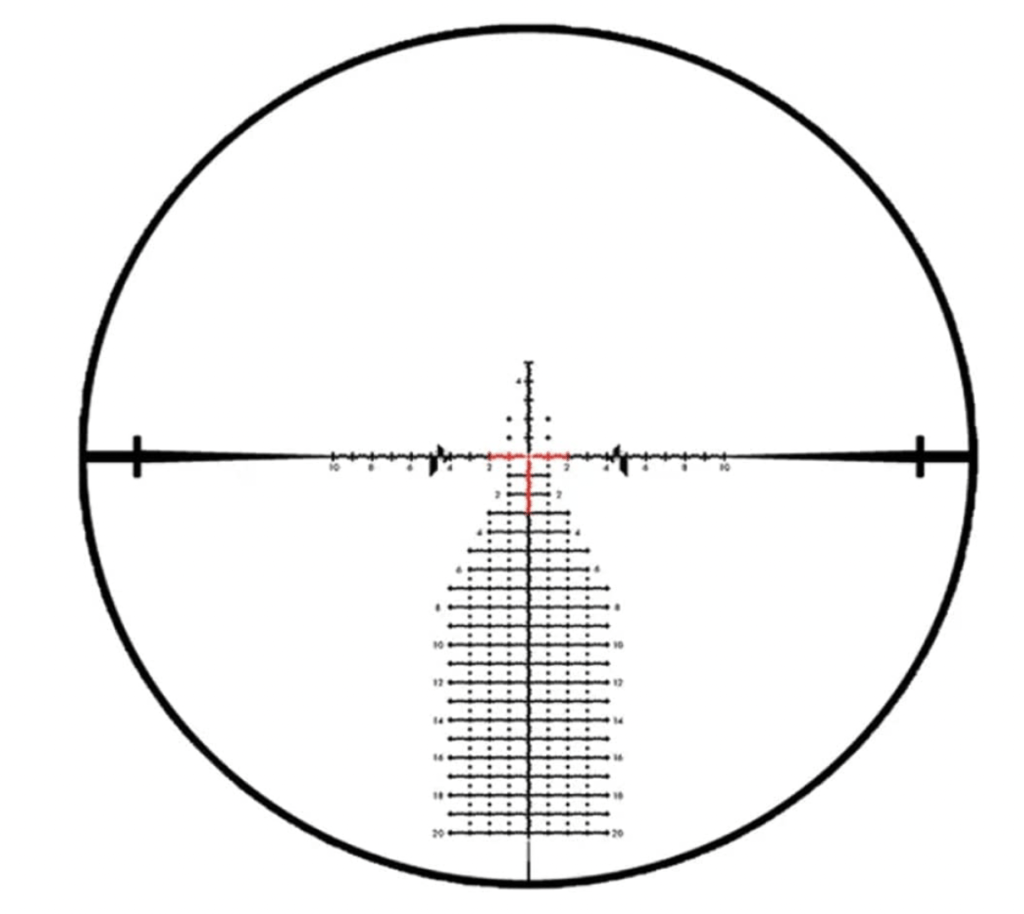 Burris XTR Pro 5.5-30x56mm Scope Reticle