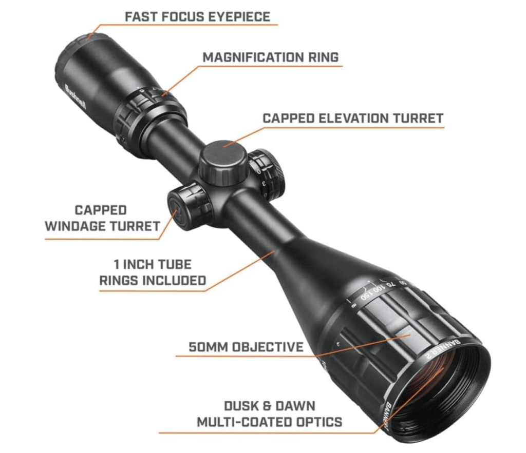 Bushnell Banner 2 3-9x40 Rifle Scope Features