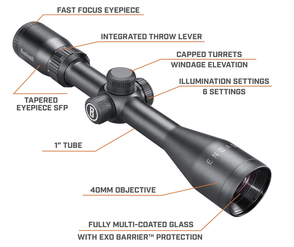 Bushnell Engage 4-12x40 Rifle Scope Features