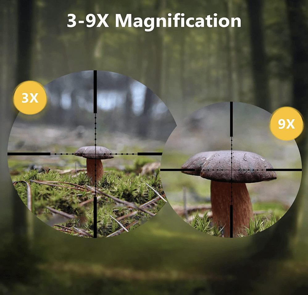 CVLIFE 3-9x40AO Optics R4 Reticle Crosshair Scope Magnification