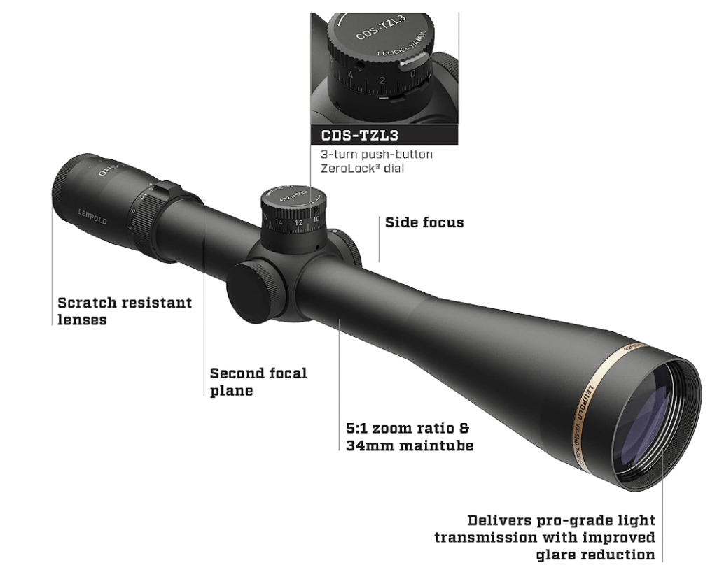 Leupold VX-5HD 7-35x56mm Riflescope Features