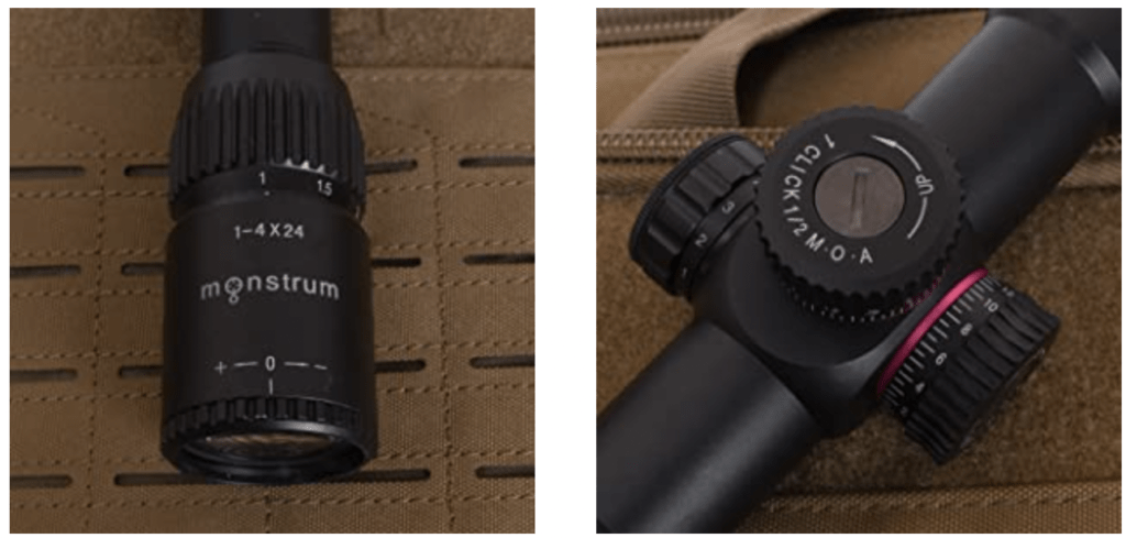 Monstrum G3 1-6x24 First Focal Plane FFP Rifle Scope Features