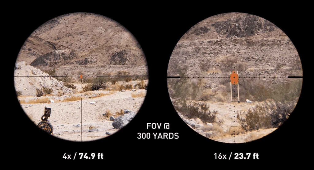 Monstrum G3 4-16x50 Rifle Scope Magnification