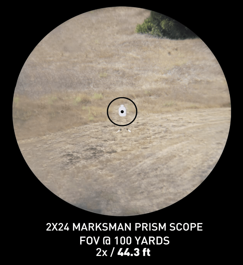 Monstrum Marksman 2X Prism Scope Magnification