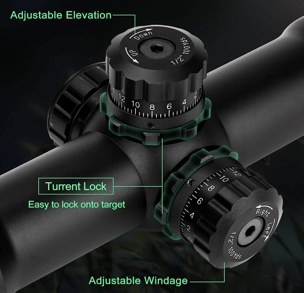 OMMO 1.5-4×30 Lock Zero Rifle Scope Capabilities