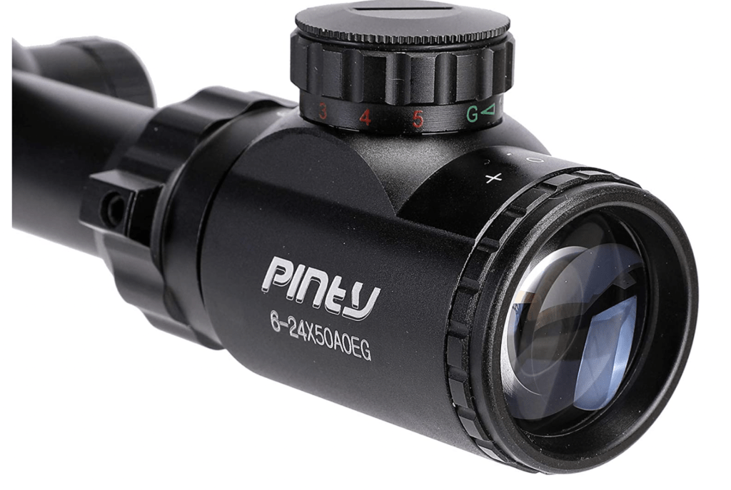 PINTY 6-24x50 Rifle Scope Capabilities