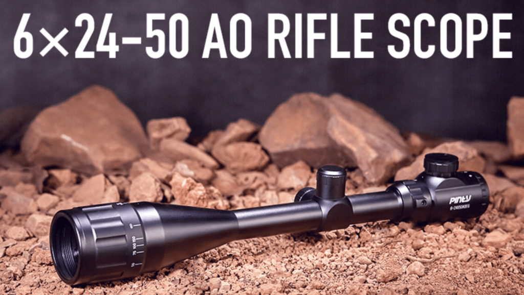 PINTY 6-24x50 Rifle Scope Magnification