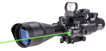 Pinty 4-12x50 Rifle Scope Combo