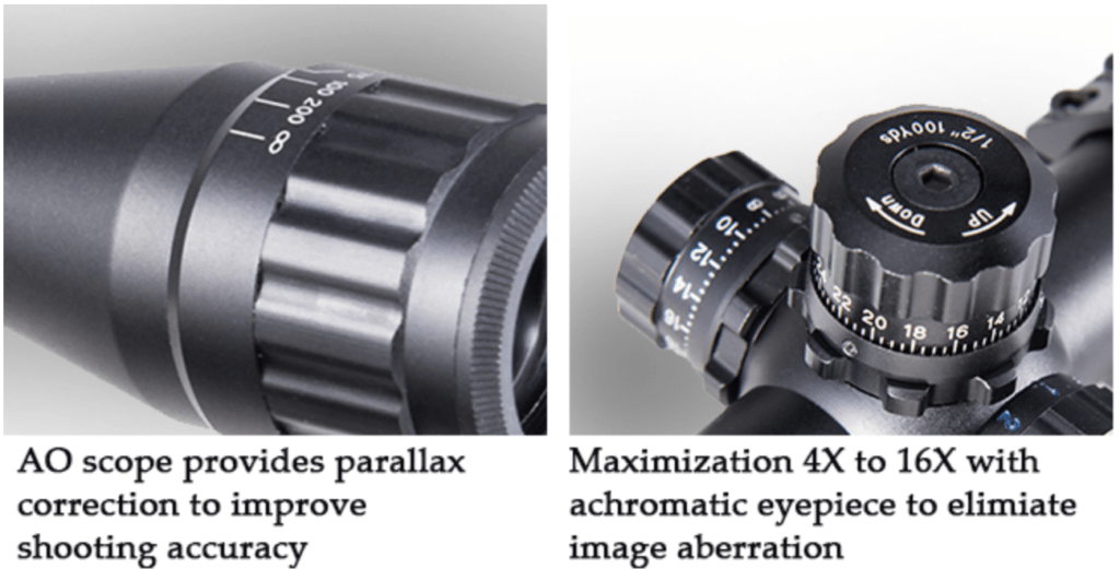 Pinty 4-16X40 Rifle Scope Capabilities