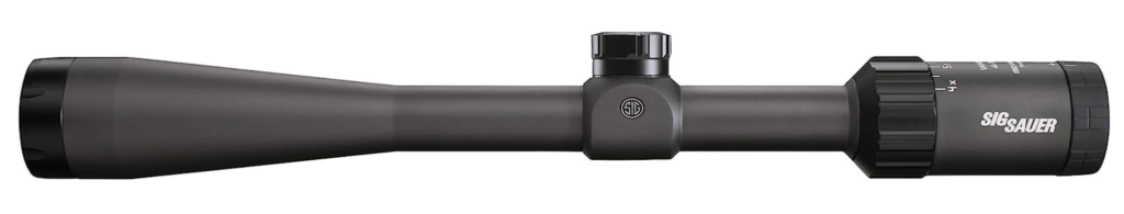 Sig Sauer Whiskey3 4-12x40mm Rifle Scope Side View