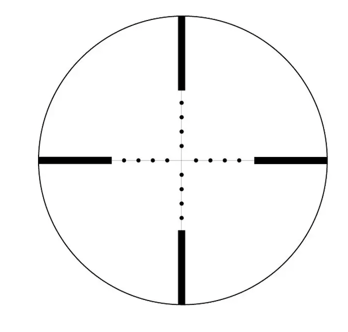 Simmons Protarget 2.5-10x40 Rifle Scope Reticle