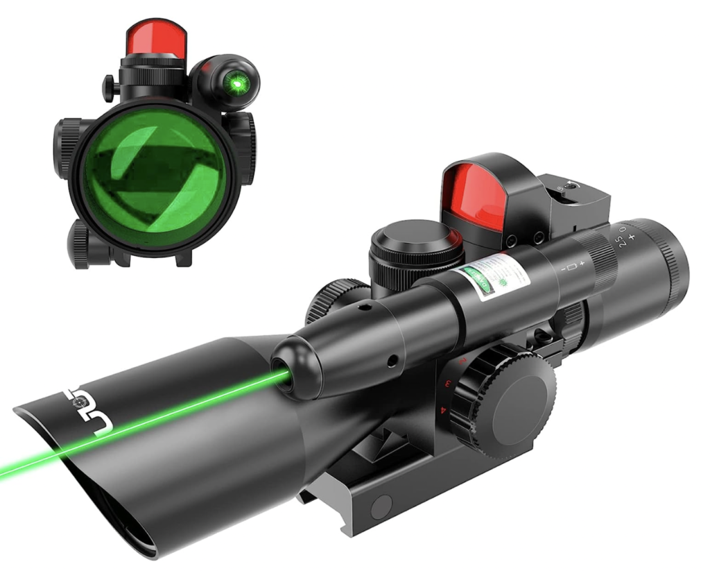 UUQ 2.5-10x40 Combo Rifle Scope