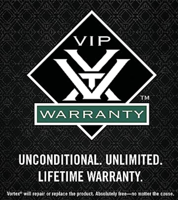 Vortex Optics Lifetime Warranty