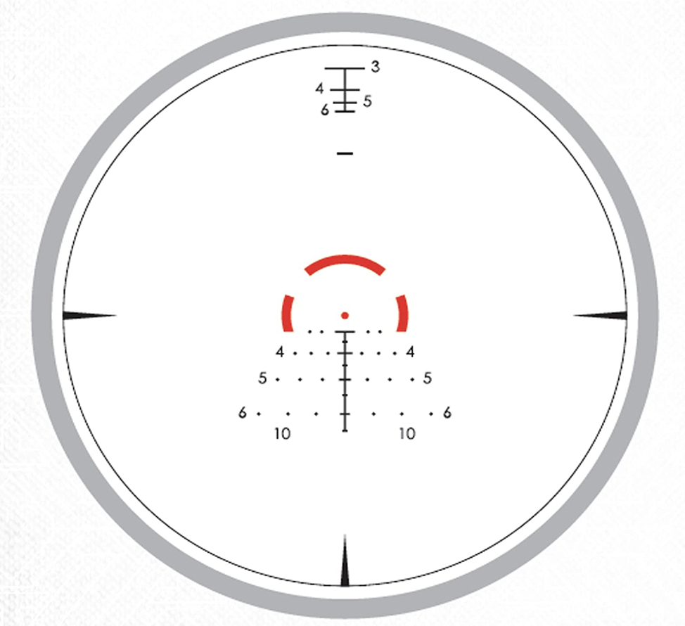 Vortex Optics Strike Eagle 1-6x24 Rifle Scope Reticle