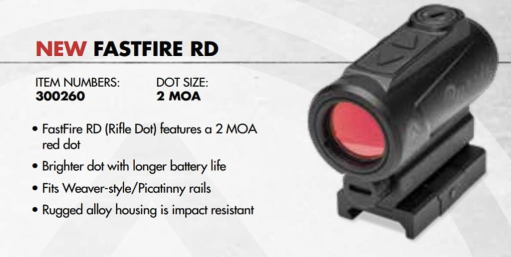 Burris FastFire RD Rifle Dot Red Dot Sight Features