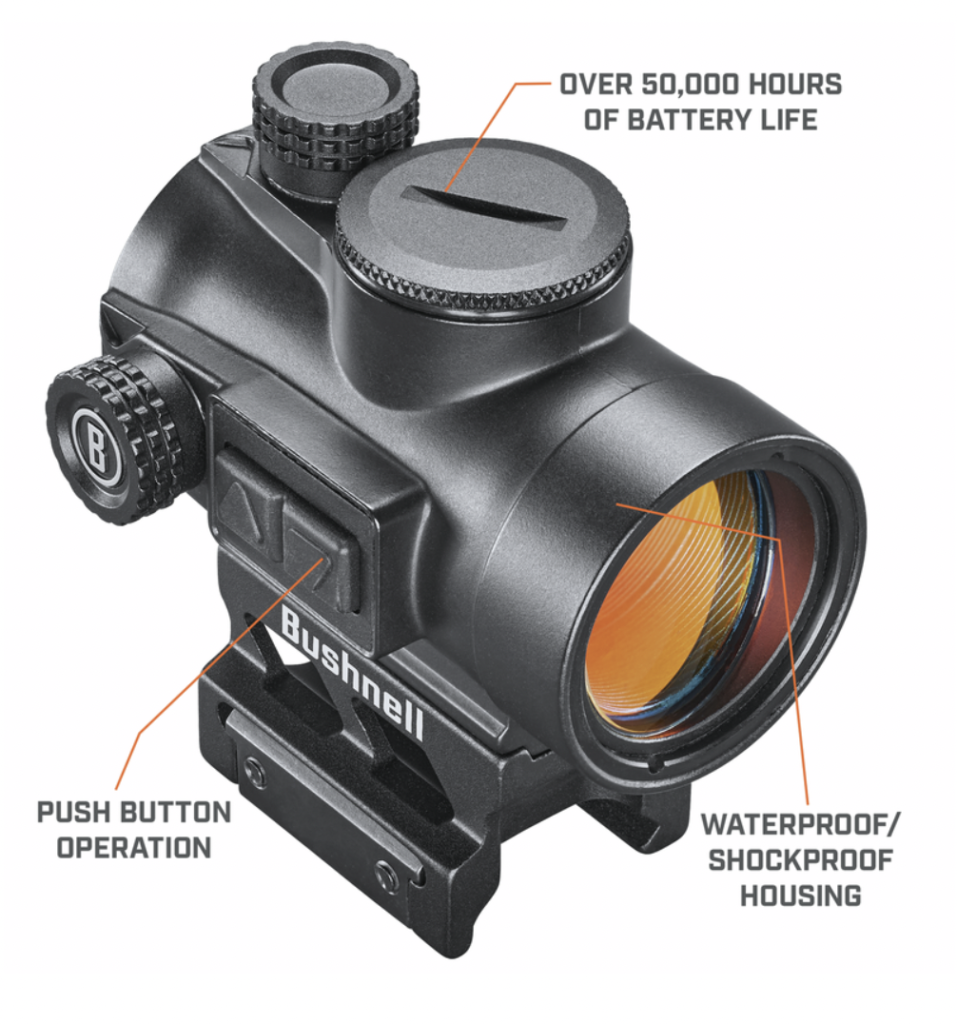 Bushnell AR Optics TRS-26 Red Dot Sight Features