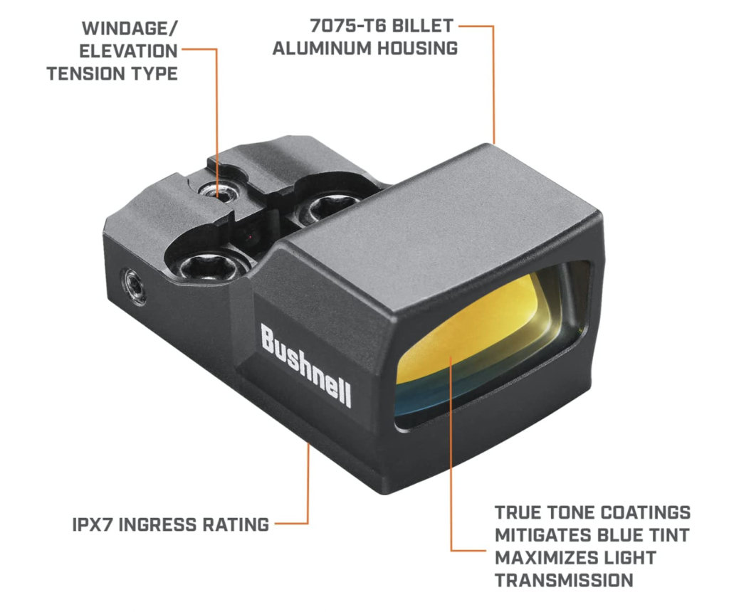 Bushnell RX Micro Reflex Sights Features