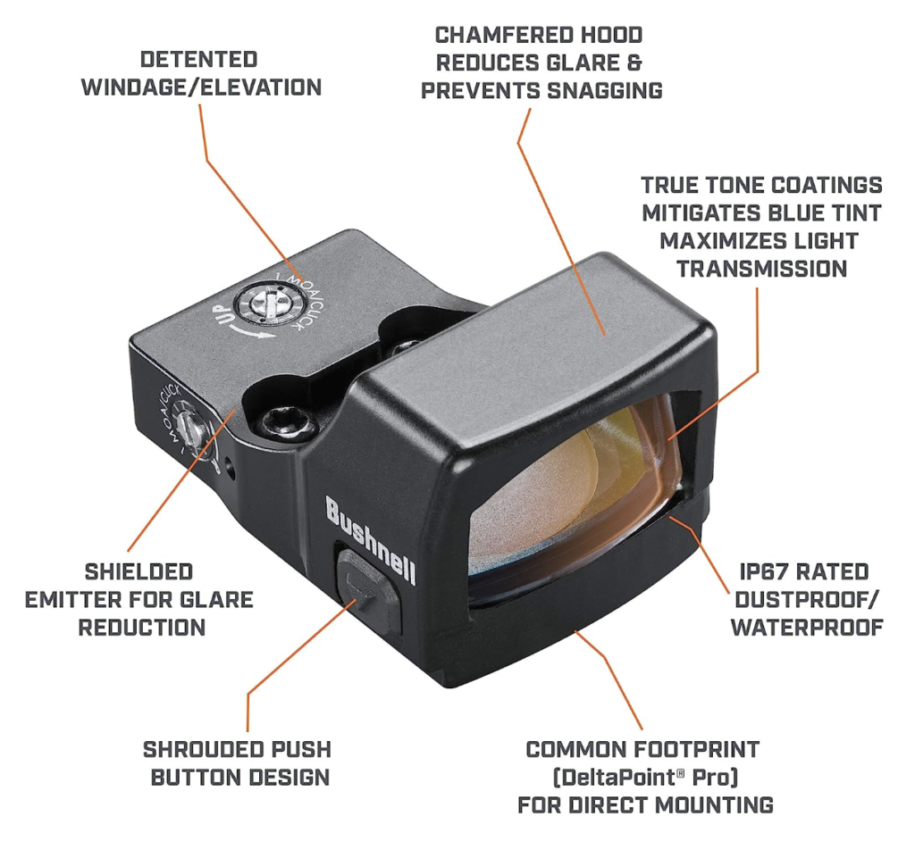 Bushnell RXS-250 Reflex Sight Features