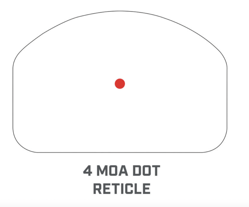 Bushnell RXS100 Red Dot Reflex Sight Reticle