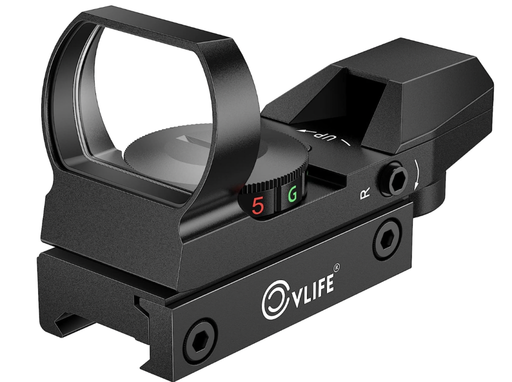 CVLIFE 1X22X33 Red Green Dot Gun Sight Scope Reflex Sight