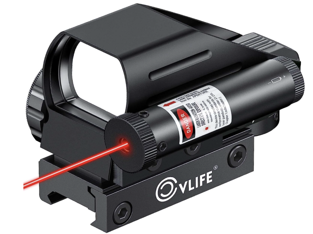 CVLIFE 1x22x33 Reflex Sight with 2mW Red Sight Laser