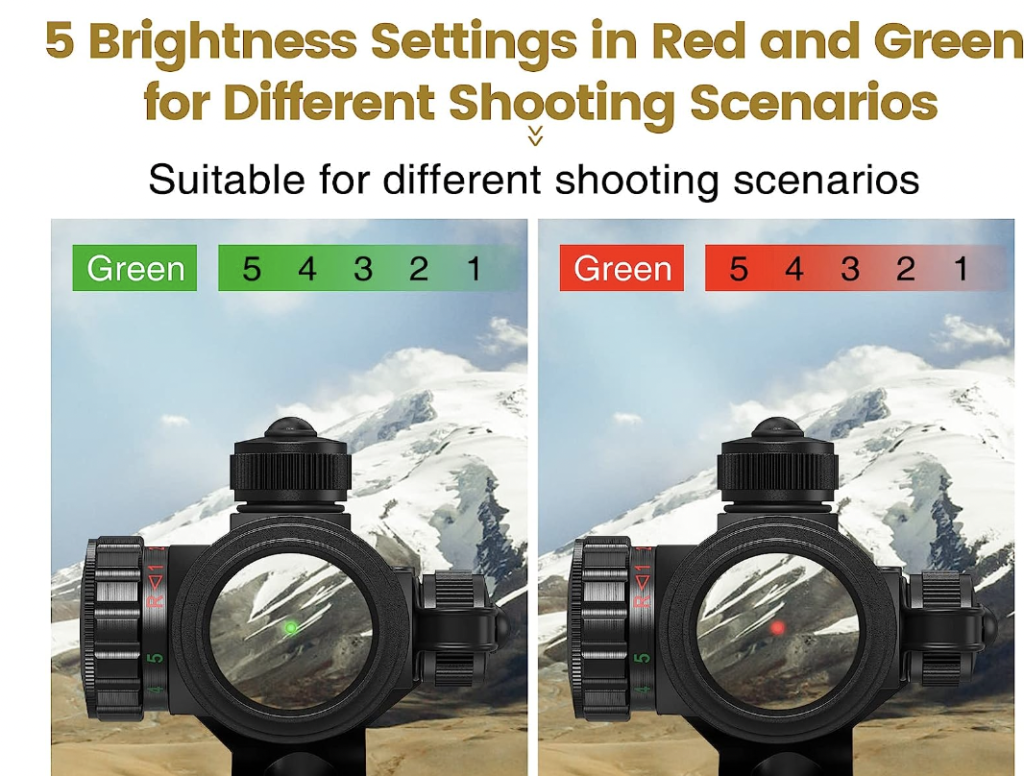 CVLIFE Tactical Gun Sight Brightness