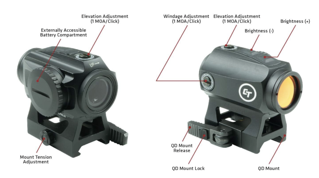 Crimson Trace CTS-1000 Tactical Sight Features