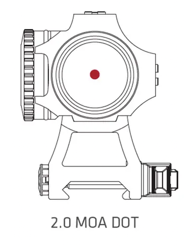 Crimson Trace CTS-1000 Tactical Sight Reticle