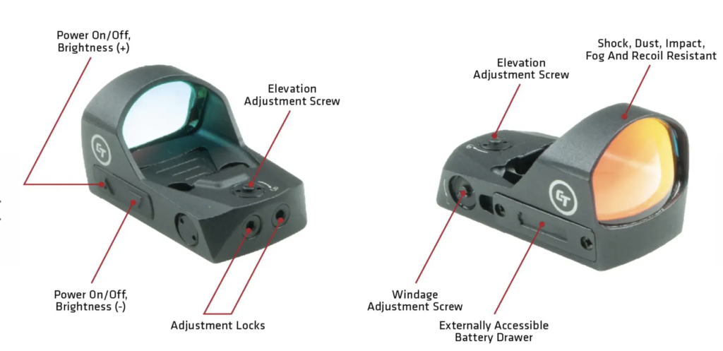 Crimson Trace CTS-1250 Pistol Sight Features