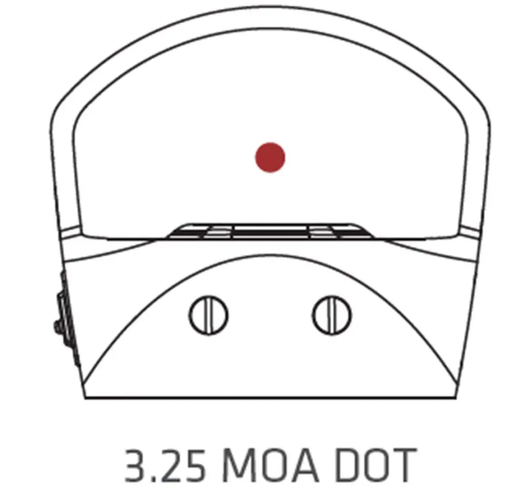 Crimson Trace CTS-1250 Pistol Sight Reticle