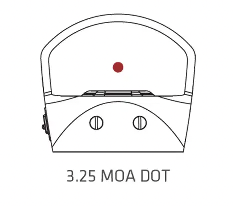 Crimson Trace CTS-1400 Reflex Sight Reticle