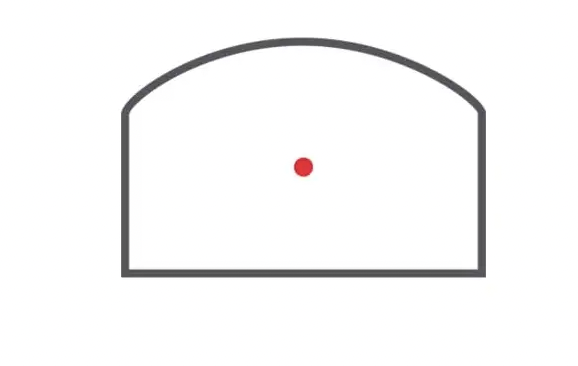 Crimson Trace CTS-1550 Reflex Pistol Sight Reticle