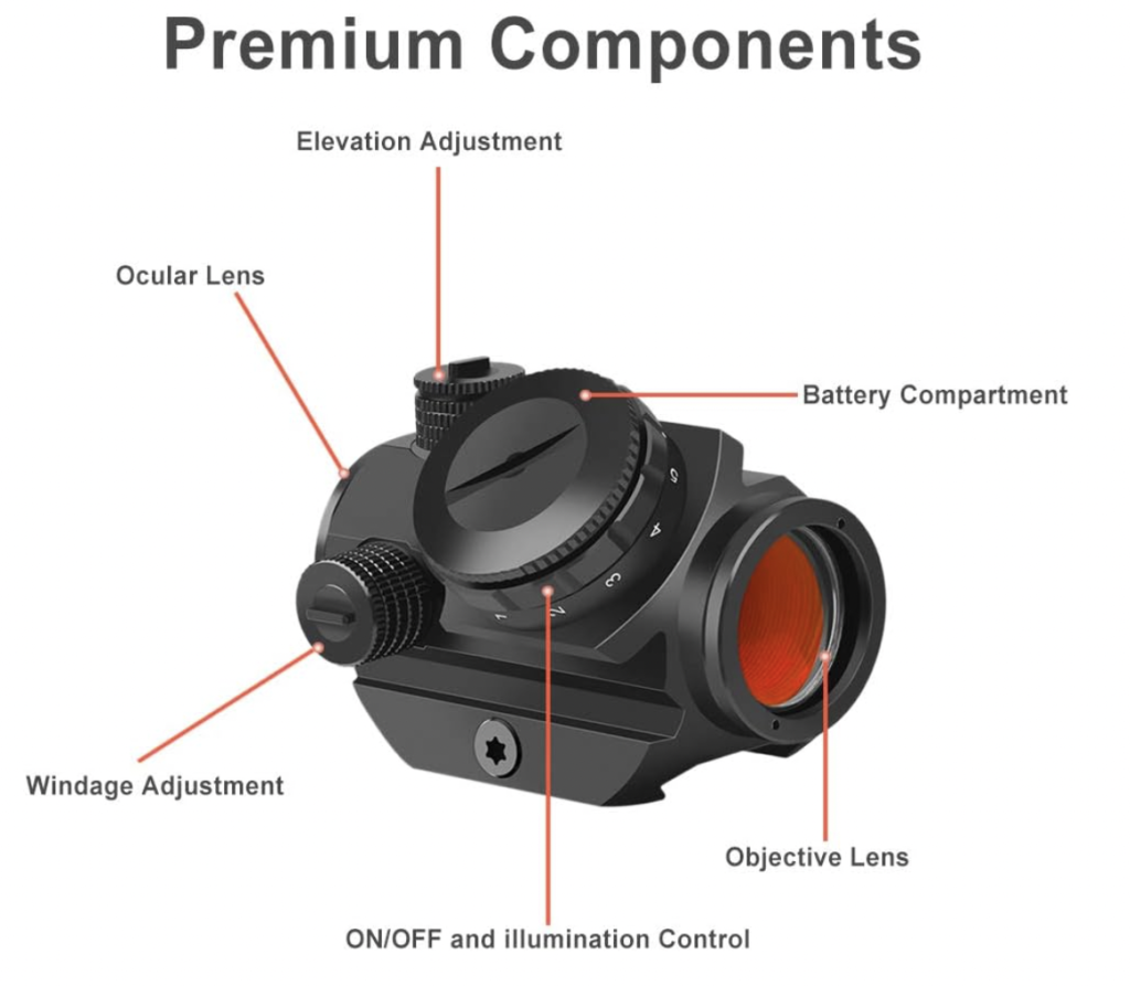 Feyachi RDS-22 Micro Red Dot Sight Features