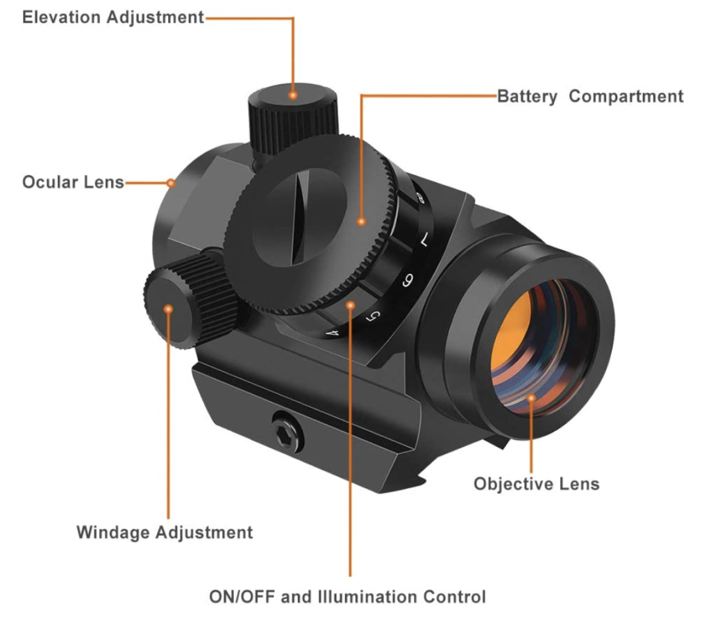 Feyachi RDS-25 Red Dot Sight Features