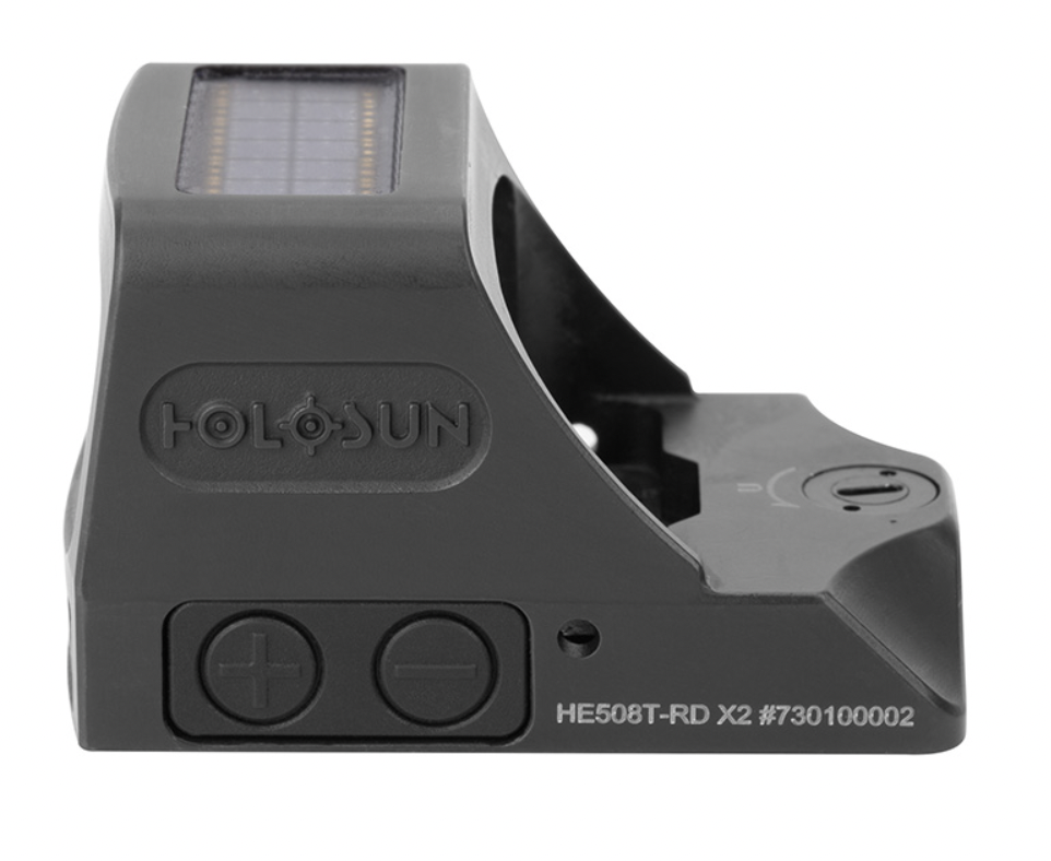 HOLOSUN HE508T-RD X2 Red Dot Sight Side View