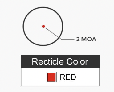 HOLOSUN HS407C-X2 Classic Open Reflex Red Dot Sight Reticle