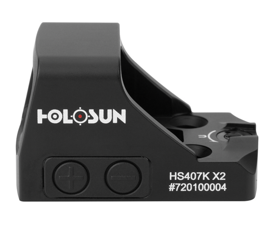 HOLOSUN HS407K X2 Reflex Red Dot Sight Side View